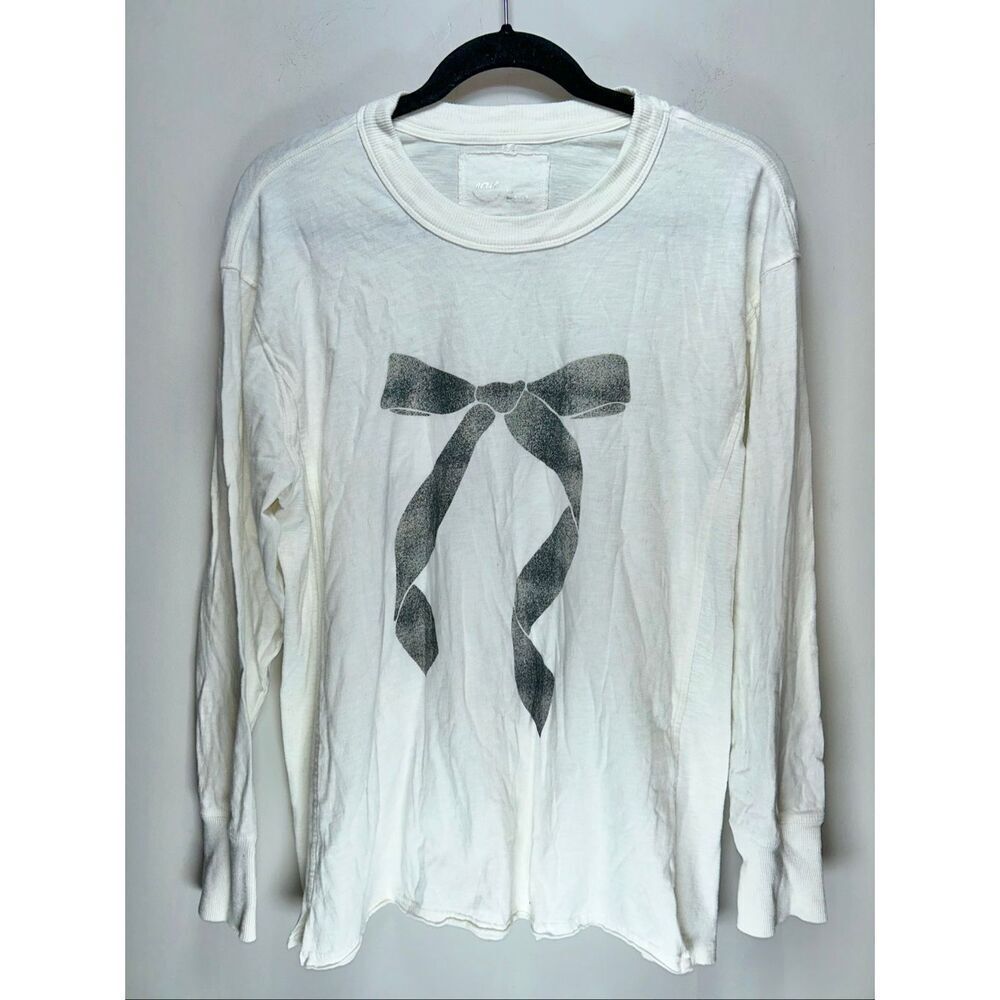 Aerie bow long sleeve tee size small